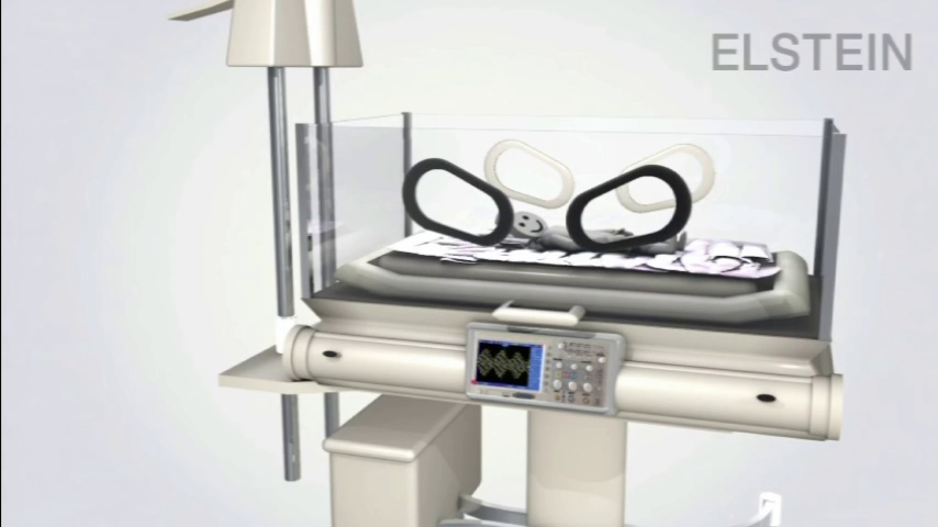 Elstein红外线加热器在婴儿辐射台上的应用
